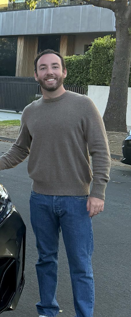 Alex Itkis on a street in Los Angeles